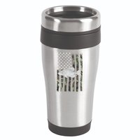 Crappie Fishing Camo Flag (On Back) 16oz Travel Tumbler