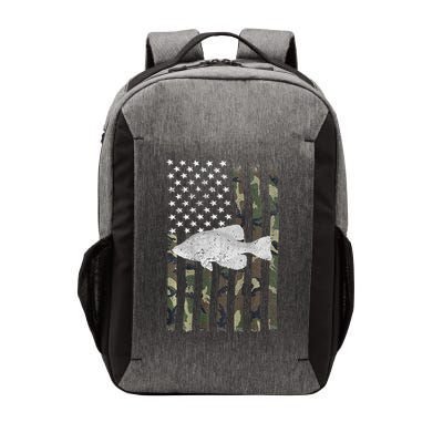 Crappie Fishing Camo Flag (On Back) Vector Backpack