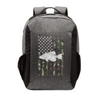 Crappie Fishing Camo Flag (On Back) Vector Backpack