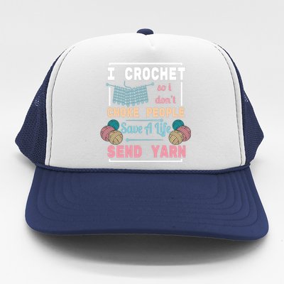 Crocheting For Crocheting Sewing Lover Gift Trucker Hat