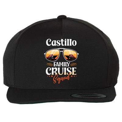 Castillo Family Cruise Squad Personalized Castillo Vacation Great Gift Wool Snapback Cap