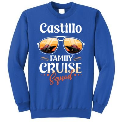 Castillo Family Cruise Squad Personalized Castillo Vacation Great Gift Sweatshirt