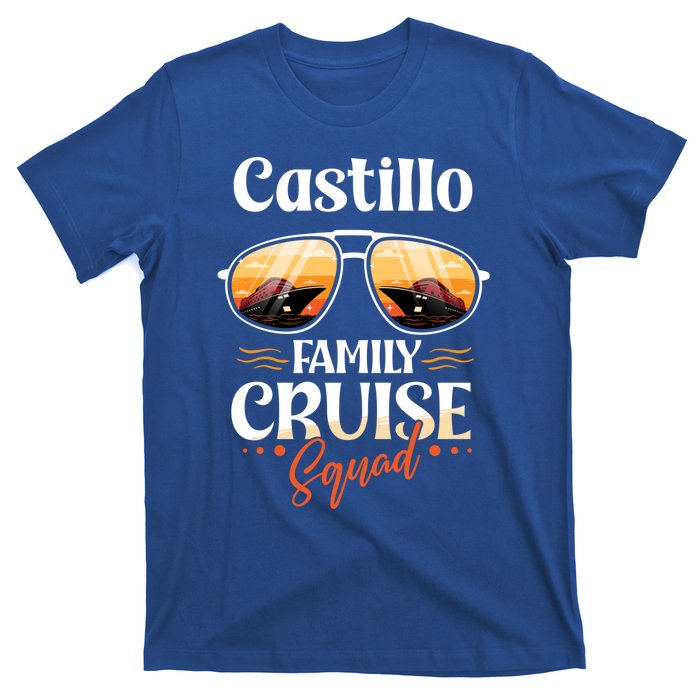 Castillo Family Cruise Squad Personalized Castillo Vacation Great Gift T-Shirt