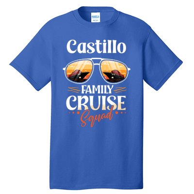 Castillo Family Cruise Squad Personalized Castillo Vacation Great Gift Tall T-Shirt