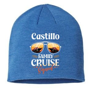 Castillo Family Cruise Squad Personalized Castillo Vacation Great Gift Sustainable Beanie