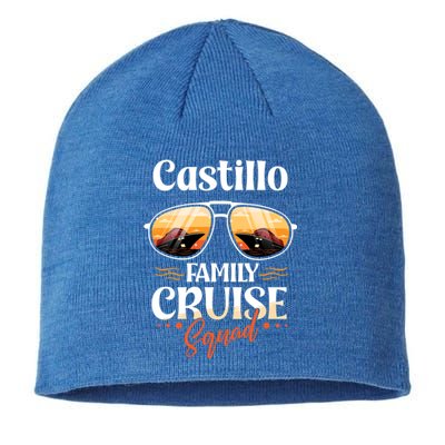 Castillo Family Cruise Squad Personalized Castillo Vacation Great Gift Sustainable Beanie