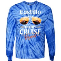 Castillo Family Cruise Squad Personalized Castillo Vacation Great Gift Tie-Dye Long Sleeve Shirt