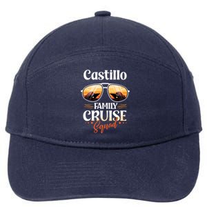 Castillo Family Cruise Squad Personalized Castillo Vacation Great Gift 7-Panel Snapback Hat