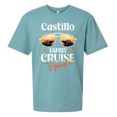 Castillo Family Cruise Squad Personalized Castillo Vacation Great Gift Sueded Cloud Jersey T-Shirt