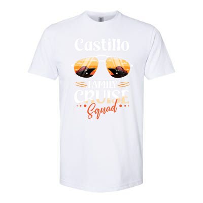 Castillo Family Cruise Squad Personalized Castillo Vacation Great Gift Softstyle CVC T-Shirt