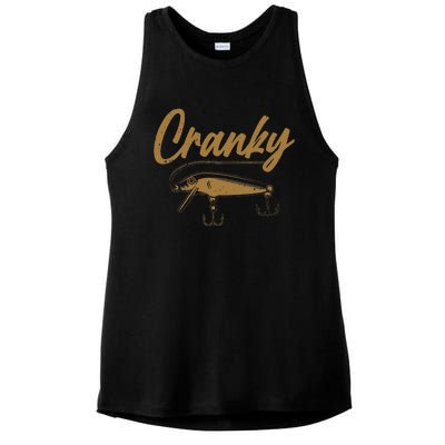 Cranky Fishing Ladies PosiCharge Tri-Blend Wicking Tank