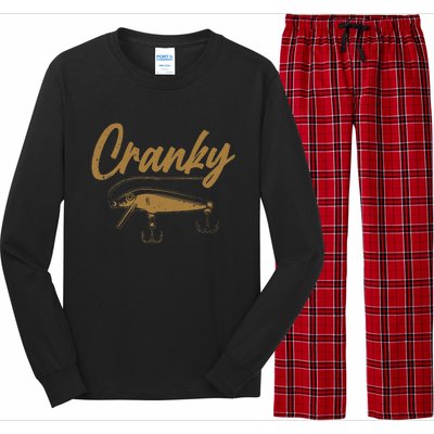 Cranky Fishing Long Sleeve Pajama Set