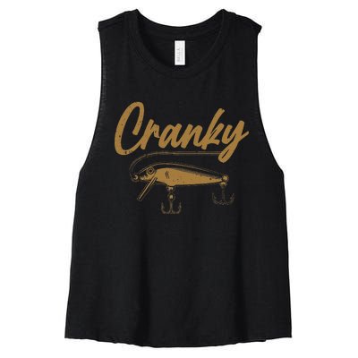 Cranky Fishing Women's Racerback Cropped Tank