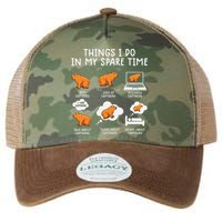 Capybaras Funny Capibara Rodent Things I Do In My Spare Time  Legacy Tie Dye Trucker Hat