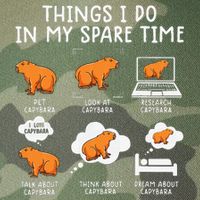 Capybaras Funny Capibara Rodent Things I Do In My Spare Time  Legacy Tie Dye Trucker Hat