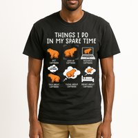Capybaras Funny Capibara Rodent Things I Do In My Spare Time  Tall T-Shirt