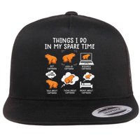 Capybaras Funny Capibara Rodent Things I Do In My Spare Time  Flatbill Hat