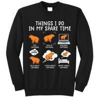 Capybaras Funny Capibara Rodent Things I Do In My Spare Time  Tall Sweatshirt