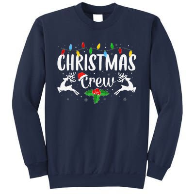 Cute Family Christmas Crew Matching Pajama Lights Sweatshirt