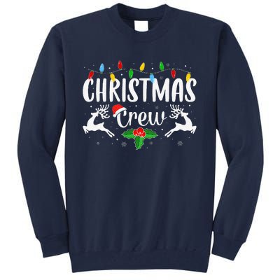 Cute Family Christmas Crew Matching Pajama Lights Tall Sweatshirt