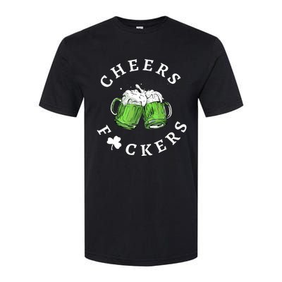 Cheers F Ckers St Patricks Day Softstyle® CVC T-Shirt