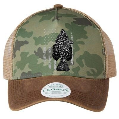 Crappie Flag Crappie Fishing Flag Legacy Tie Dye Trucker Hat