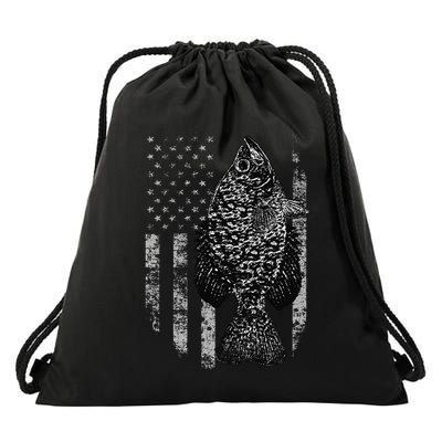Crappie Flag Crappie Fishing Flag Drawstring Bag