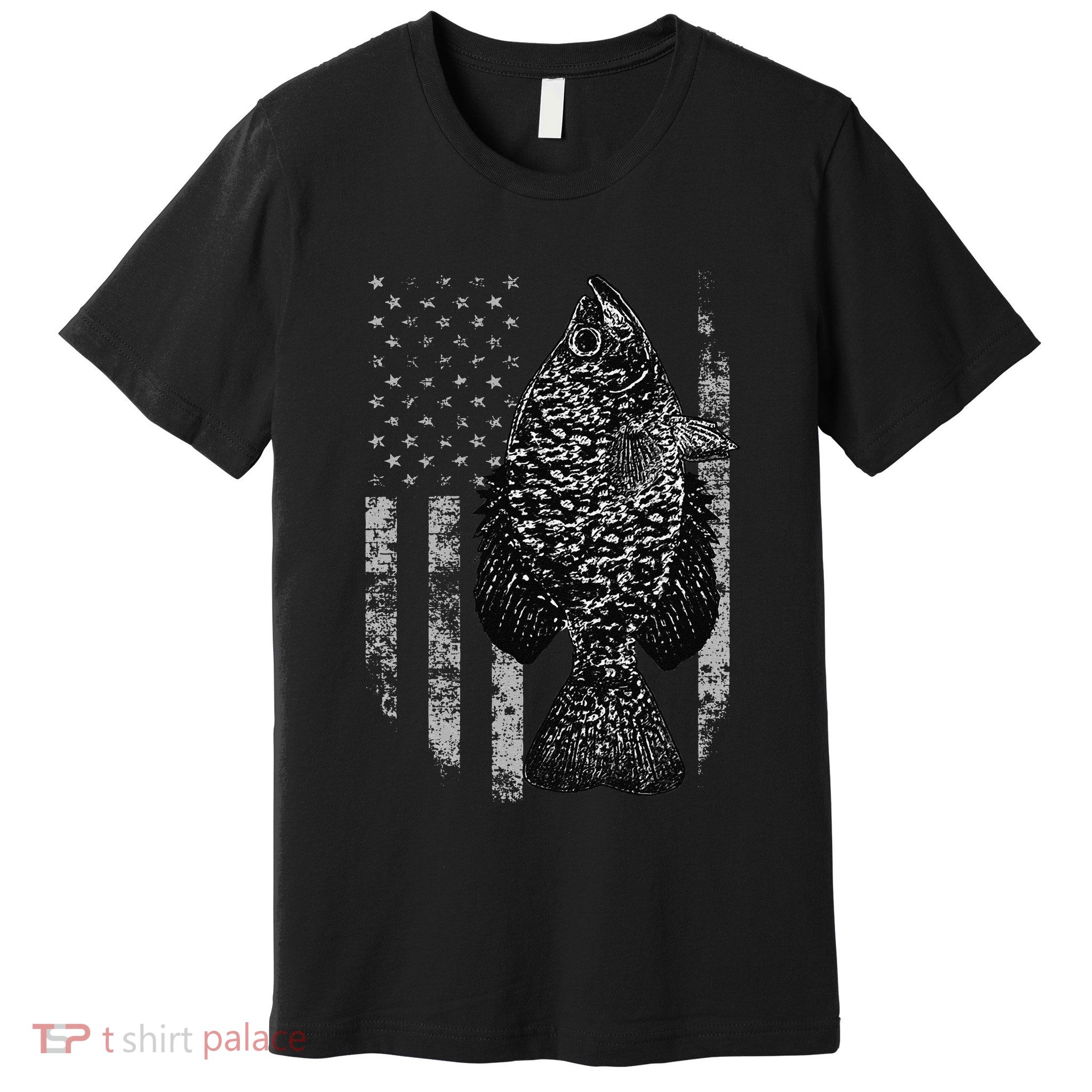 Crappie Flag Crappie Fishing Flag Premium T-Shirt