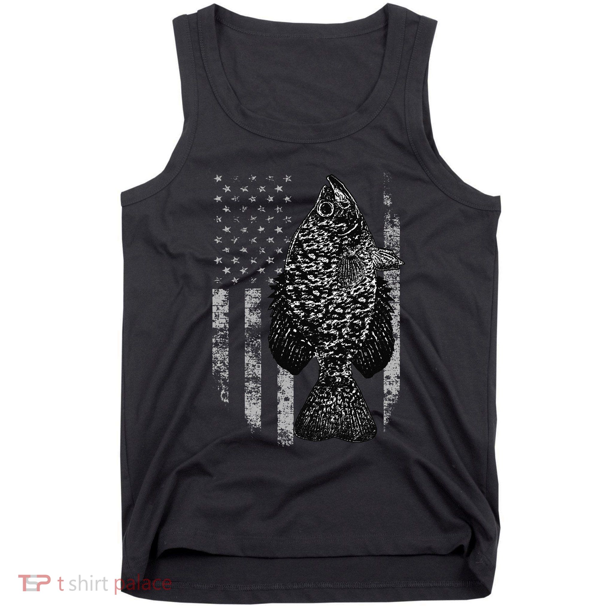 Crappie Flag Crappie Fishing Flag Tank Top
