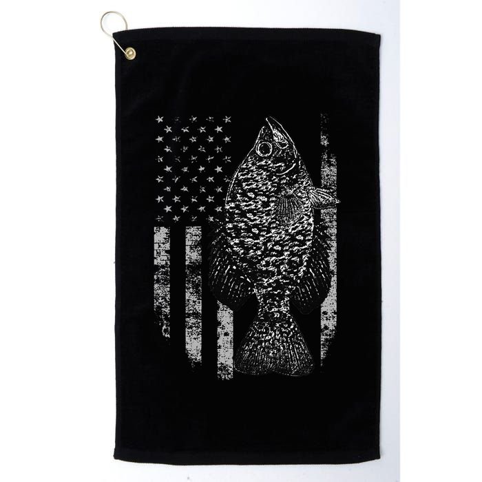 Crappie Flag Crappie Fishing Flag Golf Towel