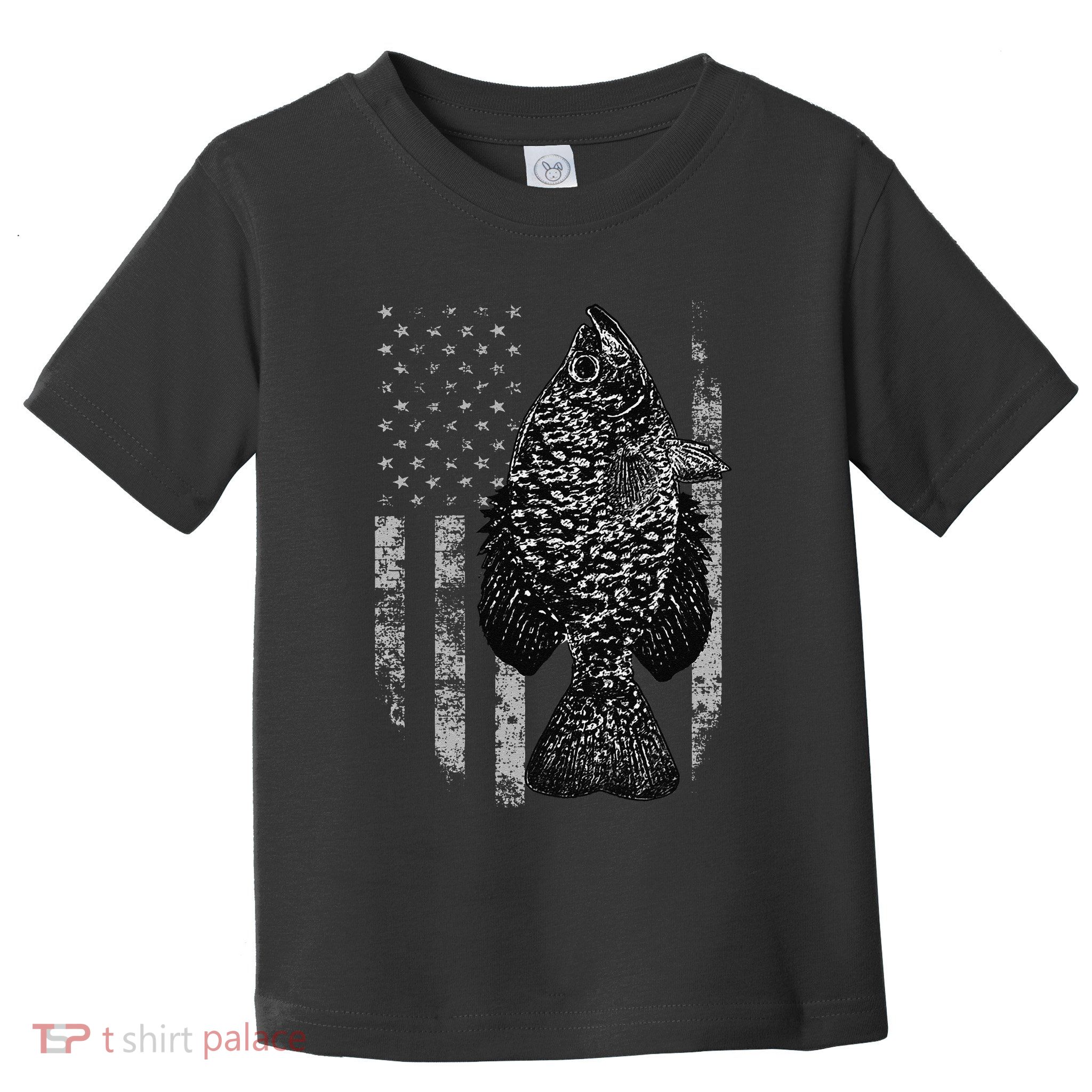 Crappie Flag Crappie Fishing Flag Toddler T-Shirt