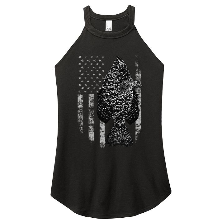 Crappie Flag Crappie Fishing Flag Women's Perfect Tri Rocker Tank