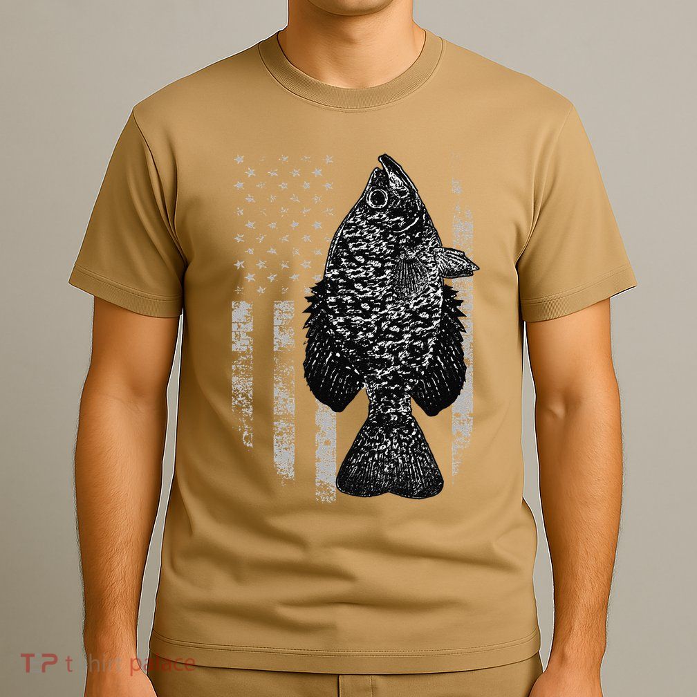 Crappie Flag Crappie Fishing Flag T-Shirt