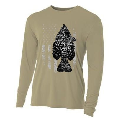 Crappie Flag Crappie Fishing Flag Cooling Performance Long Sleeve Crew