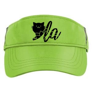 Cute Funny Comma La Cat Kamala Harris 2024 Lotus For Potus Adult Drive Performance Visor