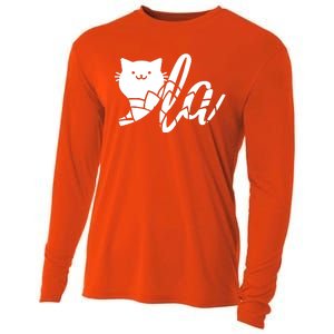 Cute Funny Comma La Cat Kamala Harris 2024 Lotus For Potus Cooling Performance Long Sleeve Crew