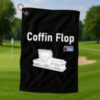 Coffin Flop Corncob Tv Golf Towel