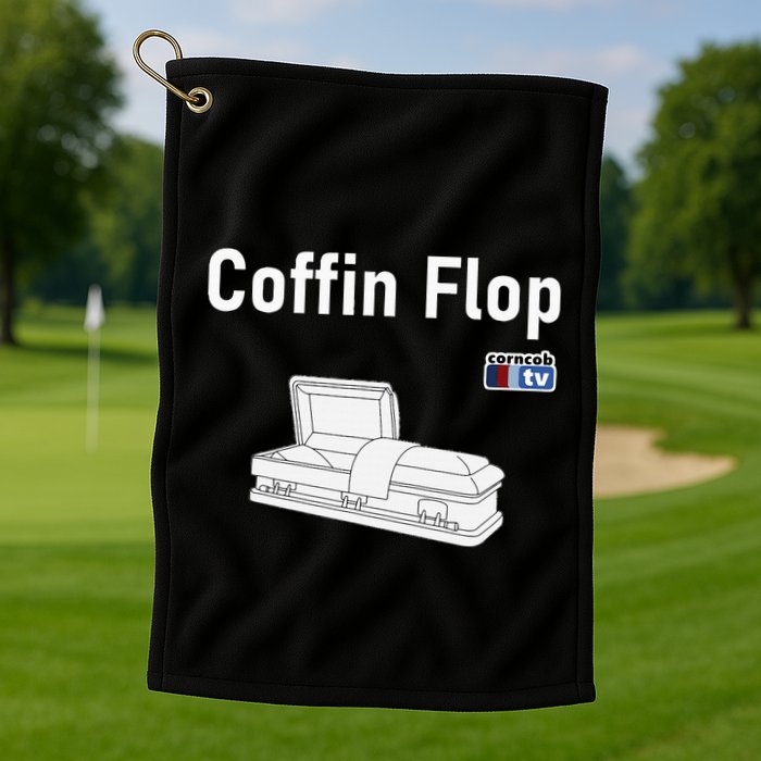 Coffin Flop Corncob Tv Golf Towel
