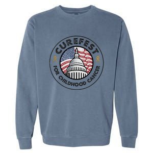 Curefest For Childhood Cancer 2024 Design 1 For Light Fabric Garment-Dyed Sweatshirt