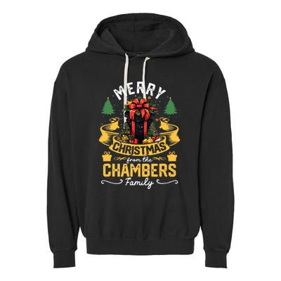 Chambers Family Christmas Costume Group Matching Xmas Party  Garment-Dyed Fleece Hoodie