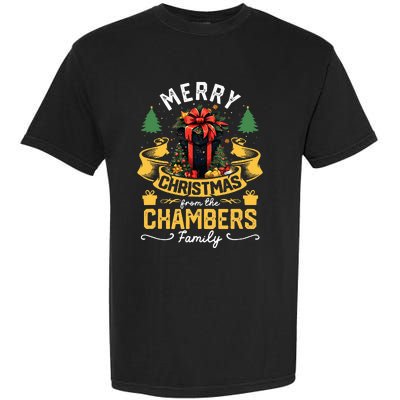 Chambers Family Christmas Costume Group Matching Xmas Party  Garment-Dyed Heavyweight T-Shirt