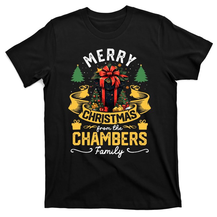 Chambers Family Christmas Costume Group Matching Xmas Party  T-Shirt