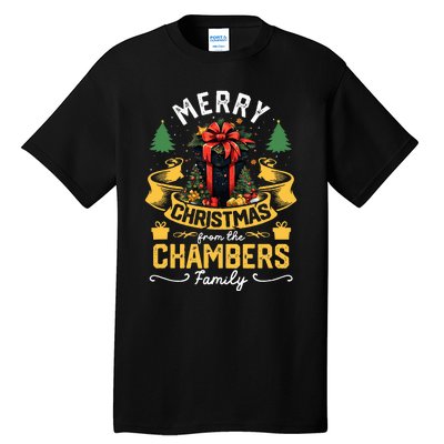 Chambers Family Christmas Costume Group Matching Xmas Party  Tall T-Shirt