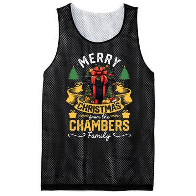 Chambers Family Christmas Costume Group Matching Xmas Party  Mesh Reversible Basketball Jersey Tank