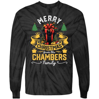 Chambers Family Christmas Costume Group Matching Xmas Party  Tie-Dye Long Sleeve Shirt