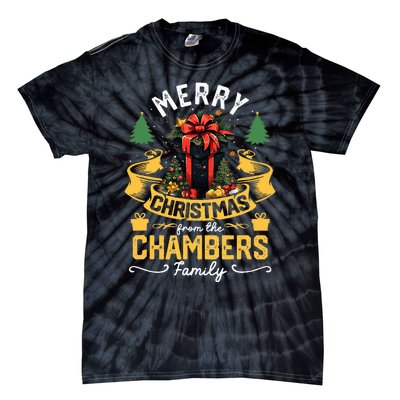 Chambers Family Christmas Costume Group Matching Xmas Party  Tie-Dye T-Shirt