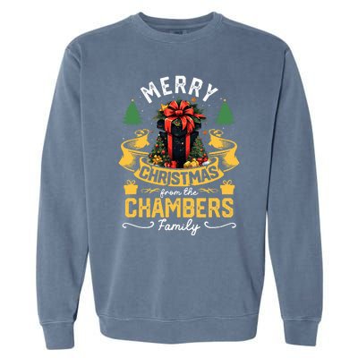 Chambers Family Christmas Costume Group Matching Xmas Party  Garment-Dyed Sweatshirt