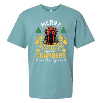 Chambers Family Christmas Costume Group Matching Xmas Party  Sueded Cloud Jersey T-Shirt