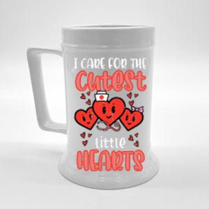 Care For Cutest Little Hearts Nurse Valentines Day Nursing Beer Stein