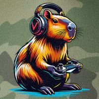 Capybara Funny Capybara Rodent & Video Games Lover Legacy Tie Dye Trucker Hat